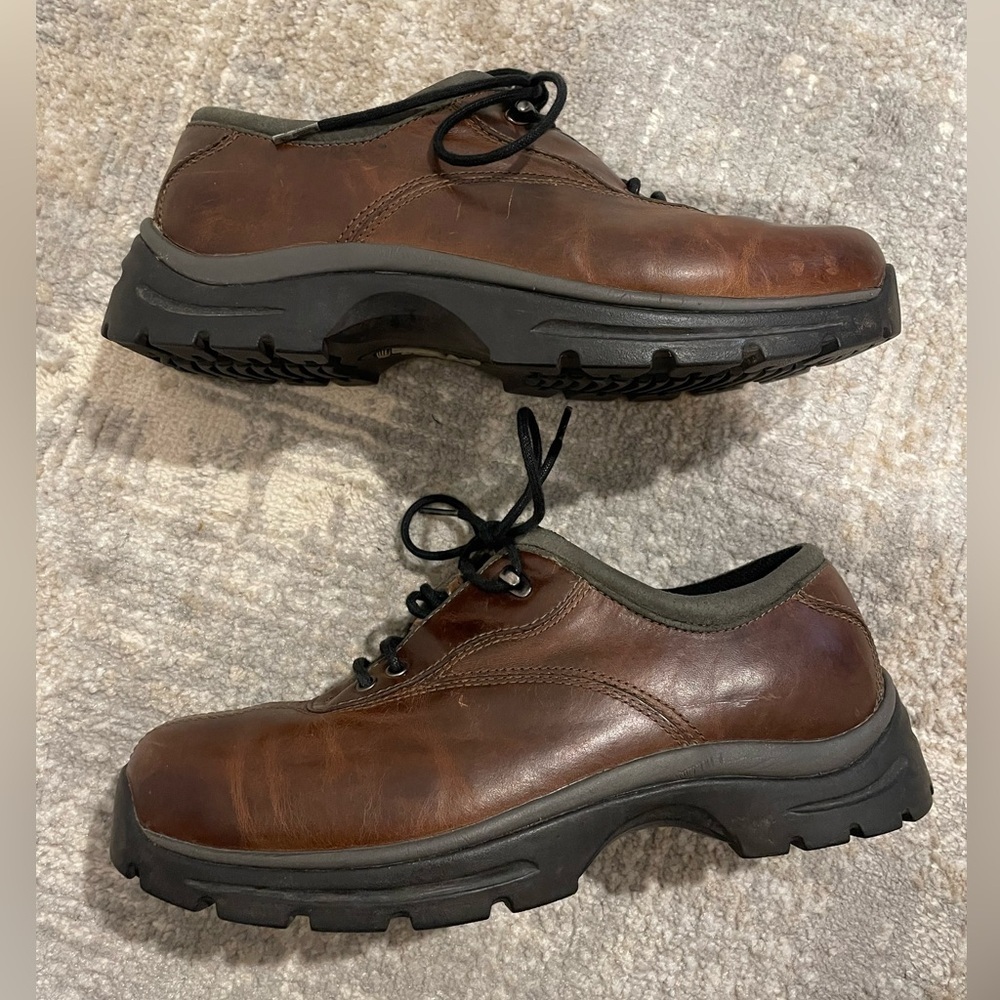 Teva Kenta 6449 Brown Leather Nomadic Oxfords Women's Size 9 Hiking - Picture 5 of 10
